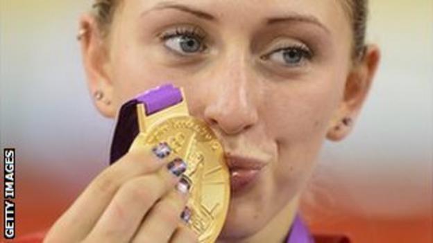 Laura Trott won omnium gold at the London 2012 Olympics