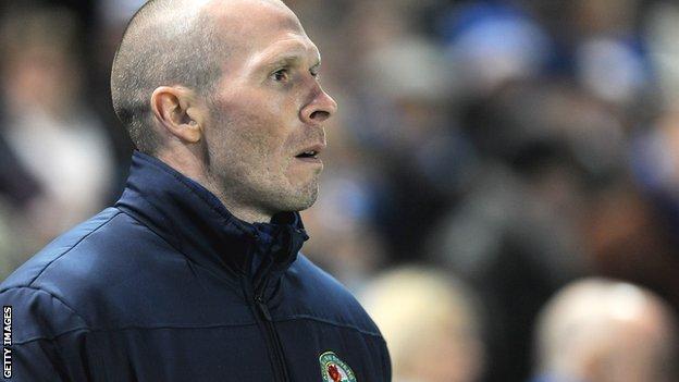 Blackburn Rovers manager Michael Appleton