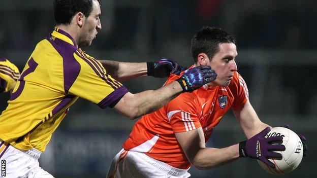 Armagh's Gavin McParland in action against Wexford