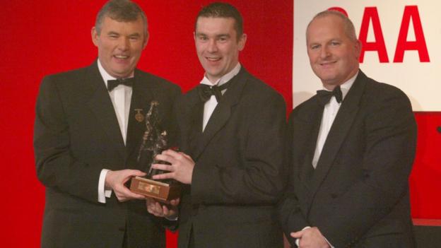 Oisin McConville received the second of his two All Star awards in 2002