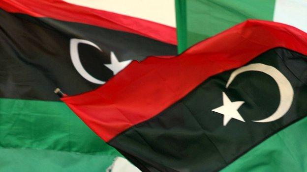 Libya flags