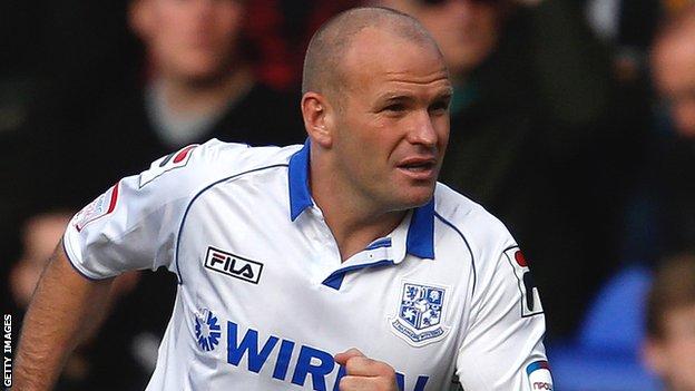Tranmere Rovers midfielder Andy Robinson