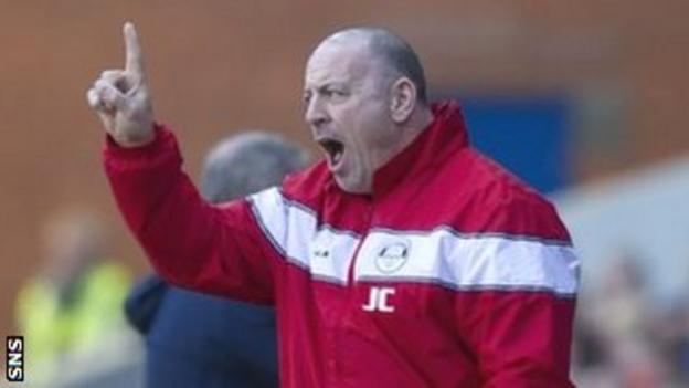East Stirling boss John Coughlin