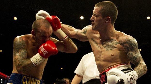 Ricky Burns (right) has not fought since September