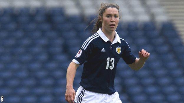 Scotland striker Jane Ross
