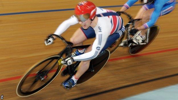 Jason Kenny shows his competitive edge on track