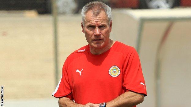 New England Under-20 coach Peter Taylor