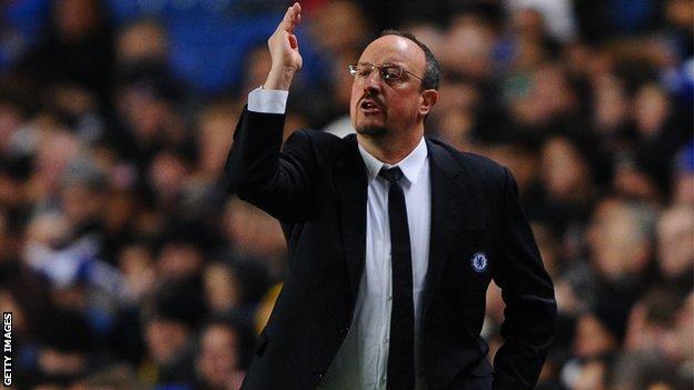 Chelsea manager Rafael Benitez