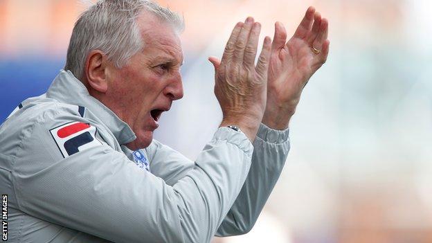 Tranmere Rovers manager Ronnie Moore