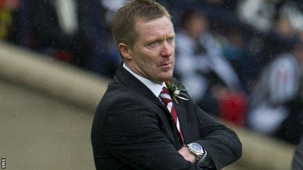 Hearts boss Gary Locke