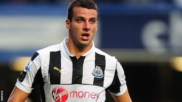 England and Newcastle defender Steven Taylor