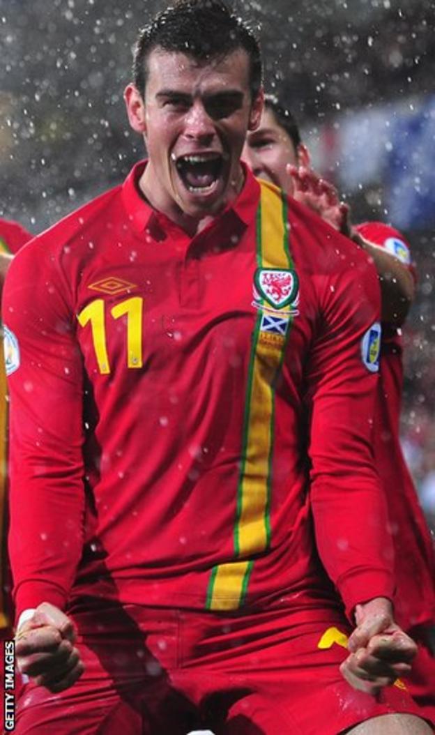Gareth Bale fired a double for Wales