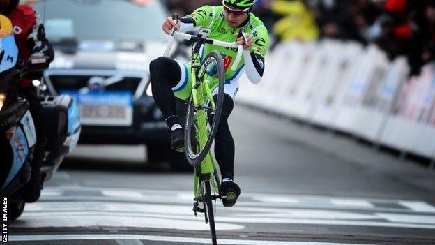 Peter Sagan wins Gent-Wevelgem