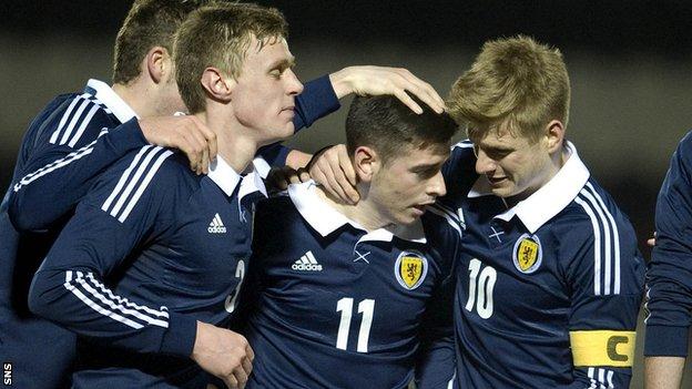 Scotland U21s were 3-0 winners at St Mirren Park