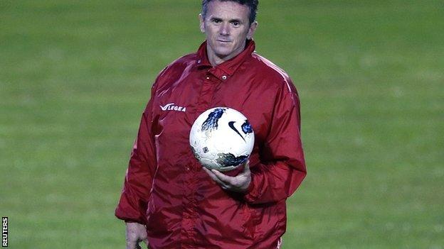 Montenegro coach Branko Brnovic