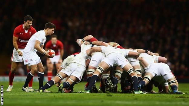 England complained about the refereeing of the scrum against Wales