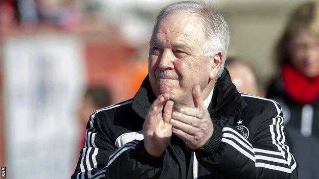 Aberdeen manager Craig Brown
