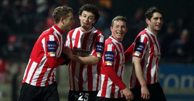 Derry City secured a 4-0 win over Shelbourne in the Premier Division on Friday night