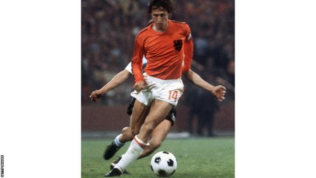 The Netherlands's Johan Cruyff 1974