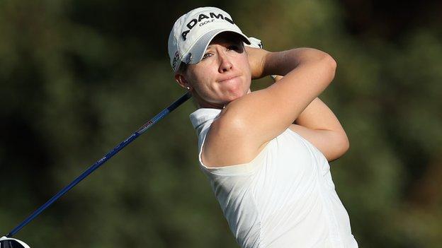 LPGA Kraft Nabisco: England's Jodi Ewart Shadoff shares lead - BBC Sport