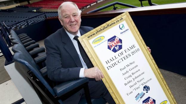 Brown was inducted to Scottish footballs Hall of Fame in 2010