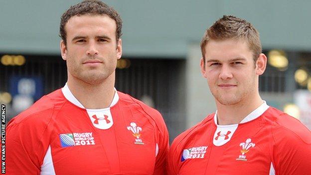 Jamie Roberts and Dan Lydiate