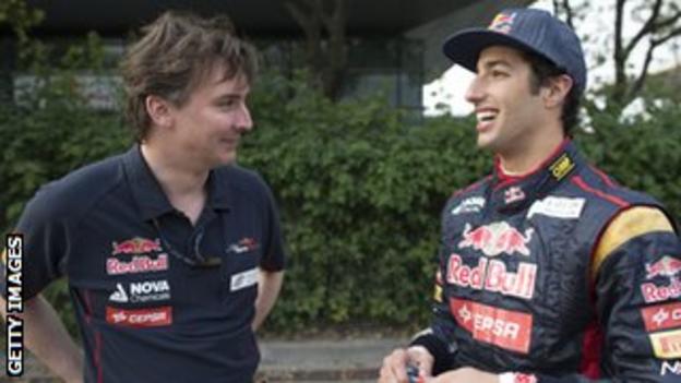 Toro Rosso's Daniel Ricciardo