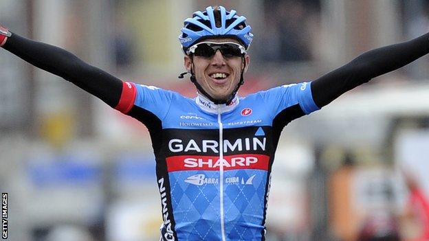 Daniel Martin wins the Liege-Bastogne-Liege one-day classic - BBC Sport