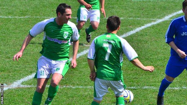 Guernsey FC pick up three points from six at Footes Lane - BBC Sport