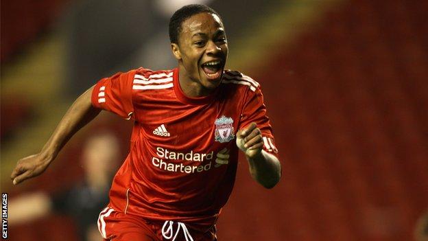 Liverpool and England winger Raheem Sterling