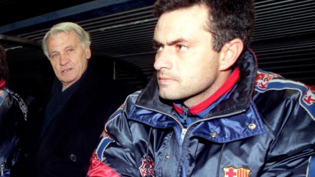 Bobby Robson and Jose Mourinho