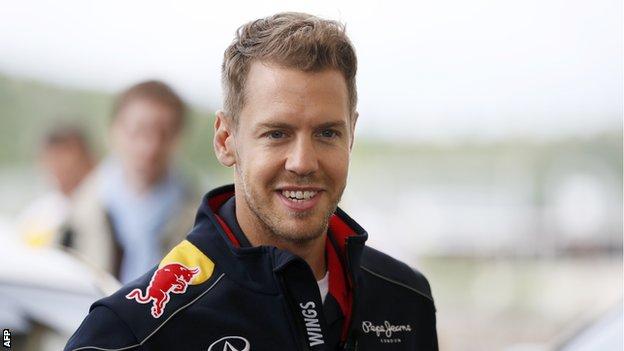 Red Bull driver Sebastian Vettel