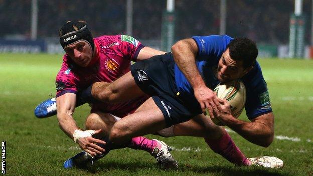 Exeter also faced the reigning champions last year when they took on Leinster