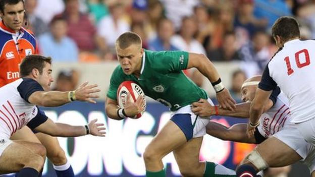 Rugby International Usa 12 15 Ireland Bbc Sport