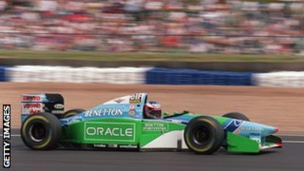 British Grand Prix: Hill wins 1994 race after Schumacher's black