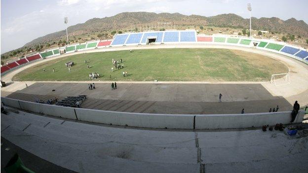 The Kadugli Stadium in South Kordofan