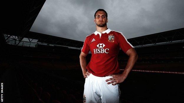 Lions captain Sam Warburton