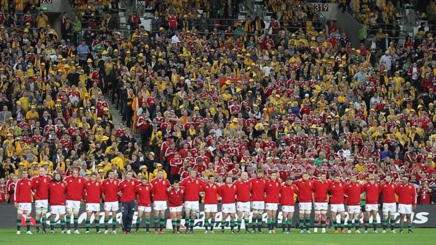 The Lions side