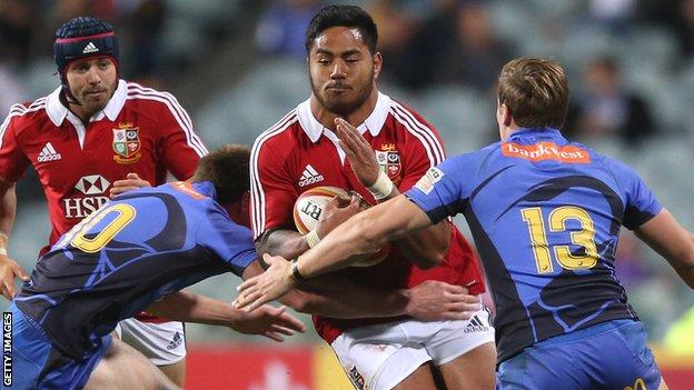 Manu Tuilagi in action against the Western Force