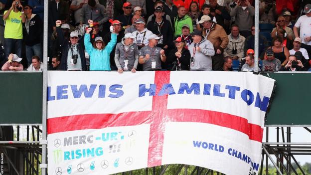 British Grand Prix Lewis Hamilton fans