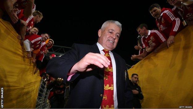Australia v British and Irish Lions third Test Warren Gatland