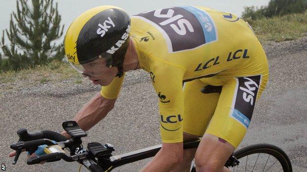 chris froome time trial