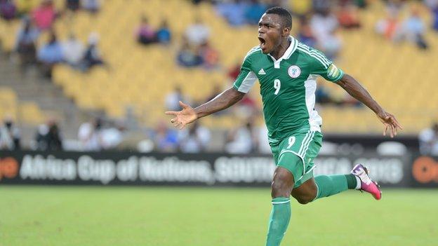 Nigeria striker Emmanuel Emenike