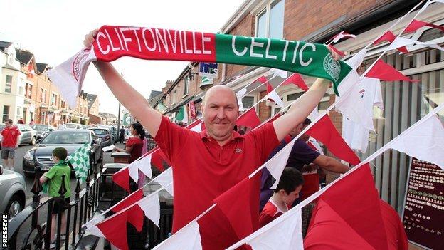 A number of supporters had divided loyalties at Solitude