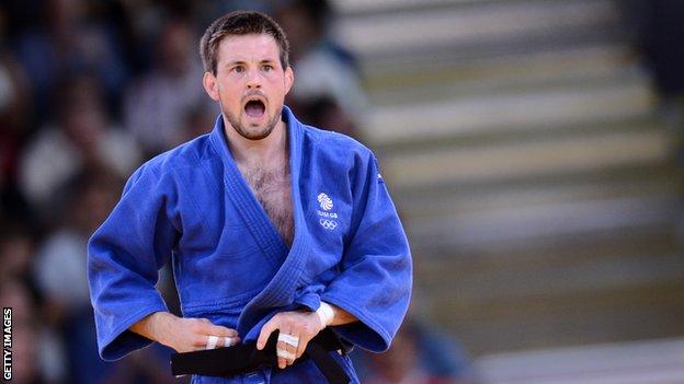 Judo silver medallist Colin Oates