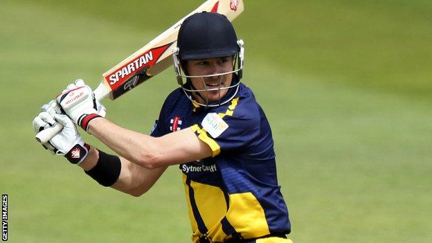 Glamorgan one-day captain Marcus North in action