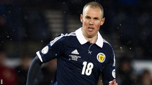 Scotland striker Kenny Miller
