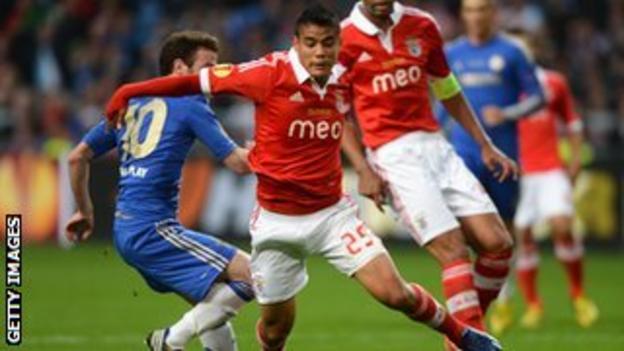 Benfica's Lorenzo Melgarejo