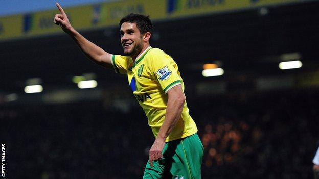 ANDREW SURMAN NORWICH CITY FC NORWICH CITY FC SPORTS DIRECT ARENA NEWCASTLE  ENGLAND 23 September 2012 Stock Photo - Alamy