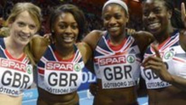 Britain's 4x400m relay team